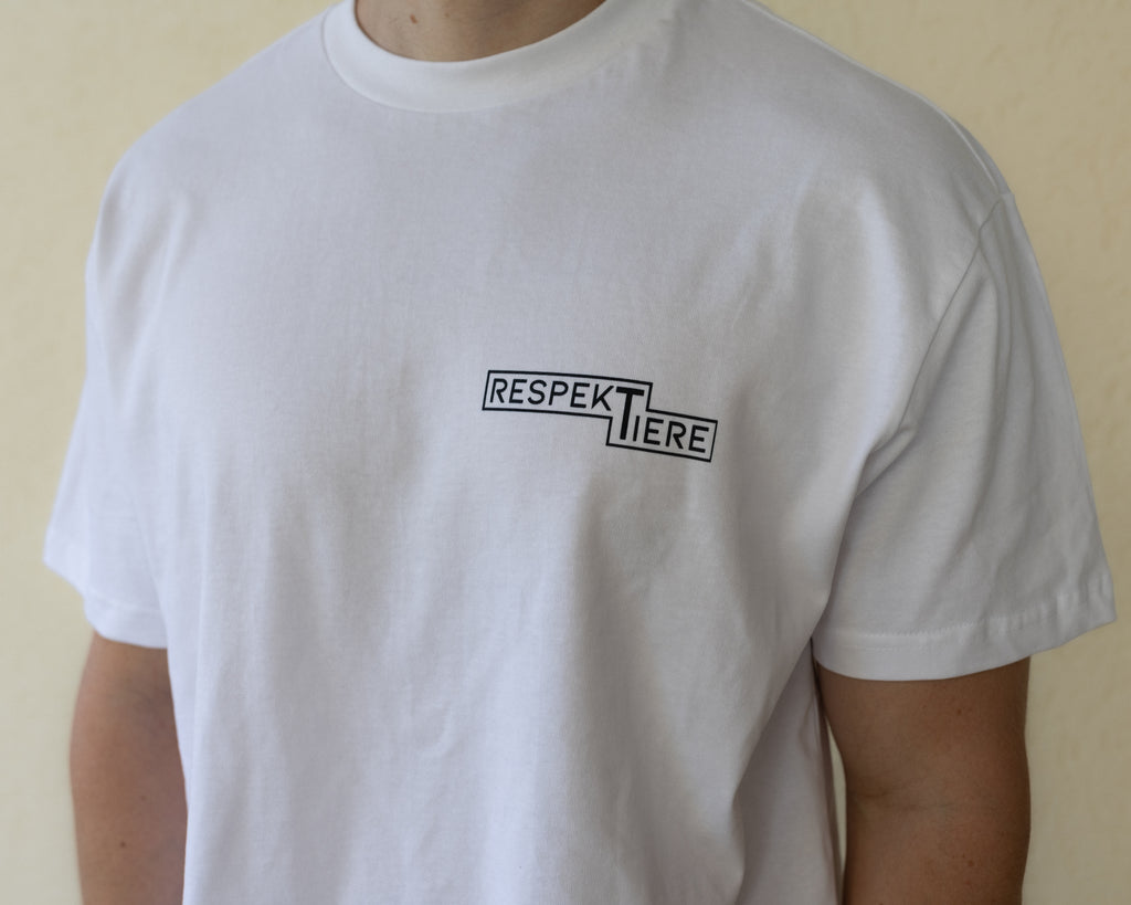 Respect Animals Herren Box-Fit T-Shirt 100% Baumwolle