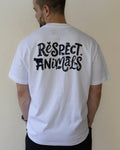 Respect Animals Herren Box-Fit T-Shirt 100% Baumwolle