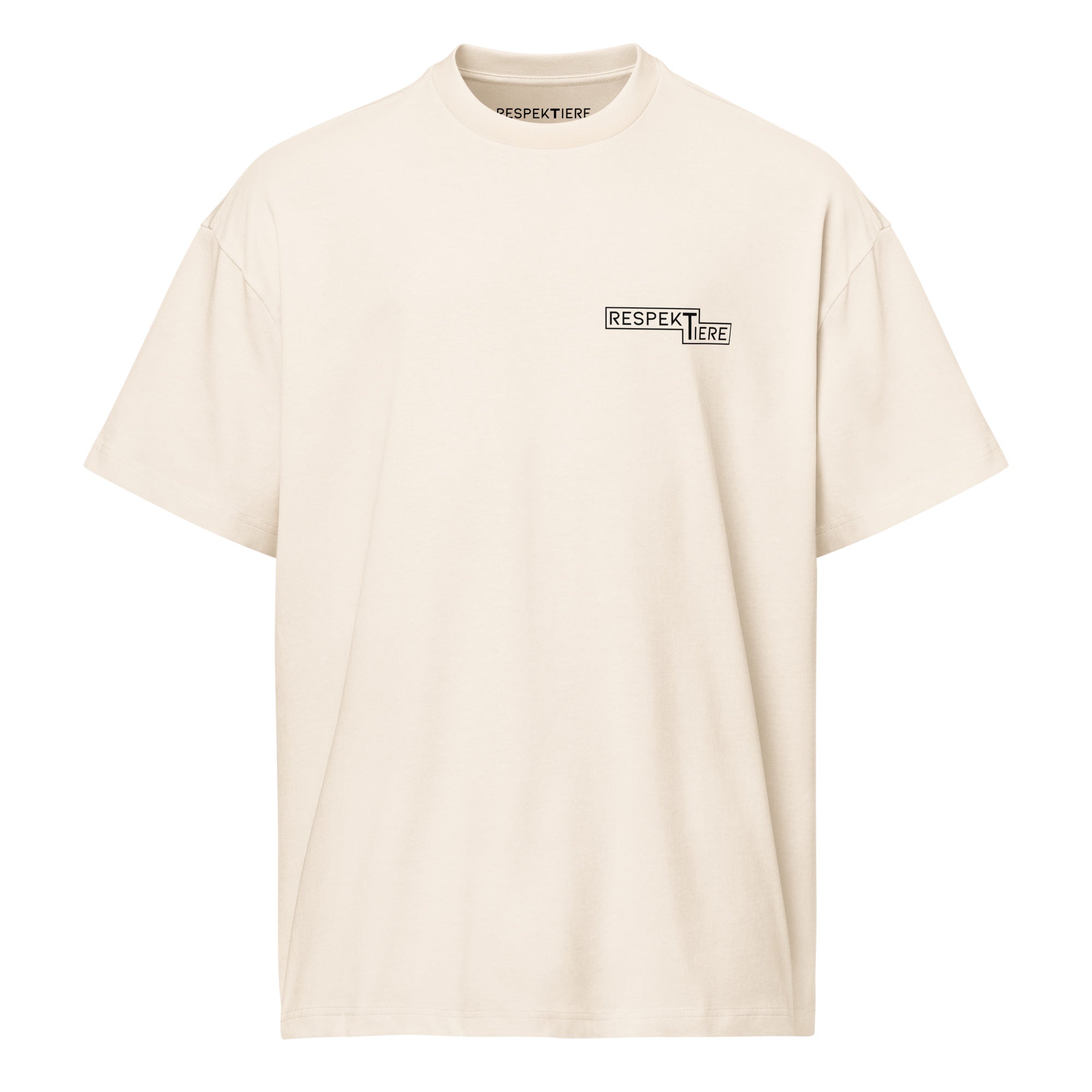 Respect Animals Herren Box-Fit T-Shirt 100% Baumwolle