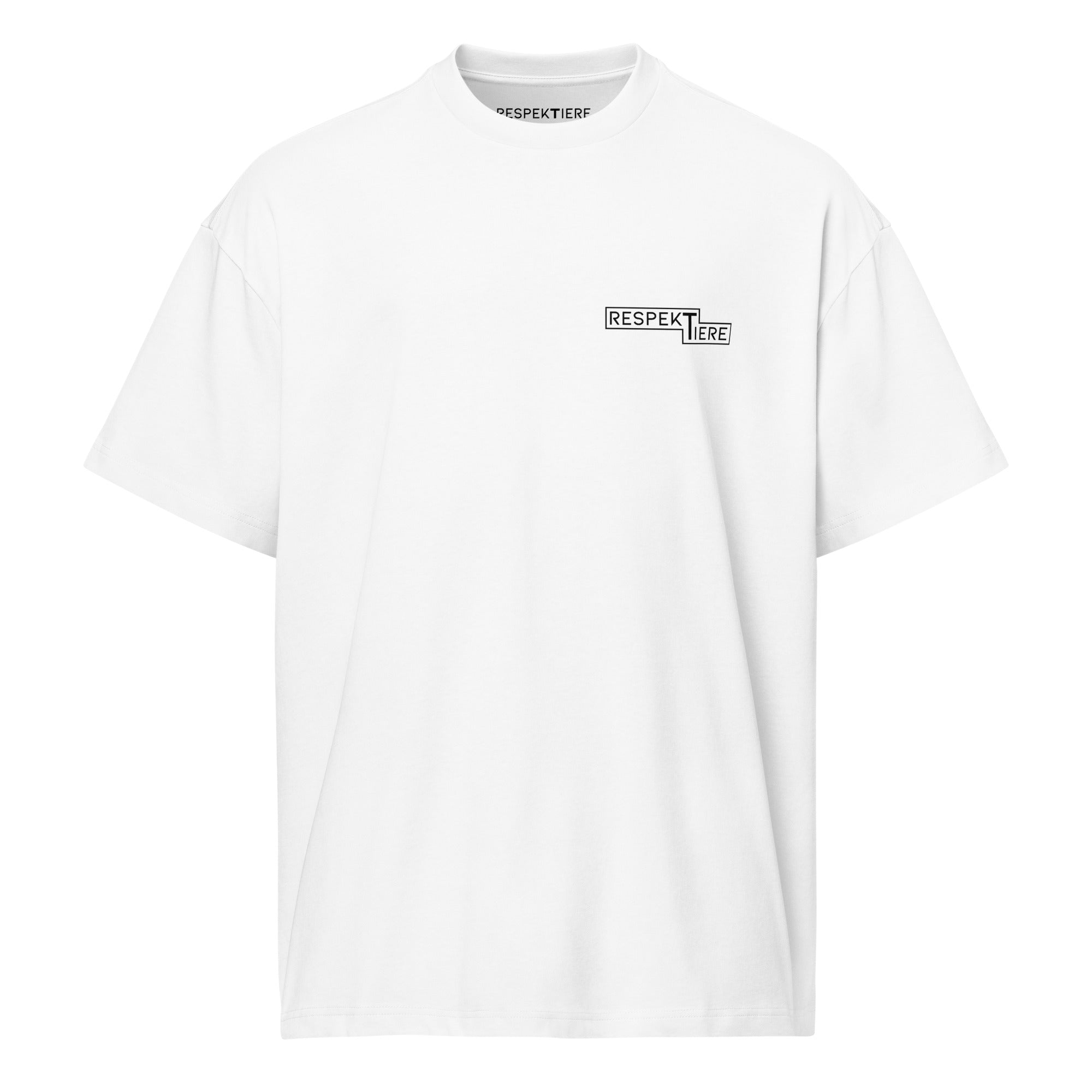 Respect Animals Herren Box-Fit T-Shirt 100% Baumwolle