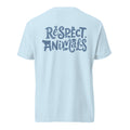 Respect Animals Schweres textilgefärbtes Unisex-T-Shirt