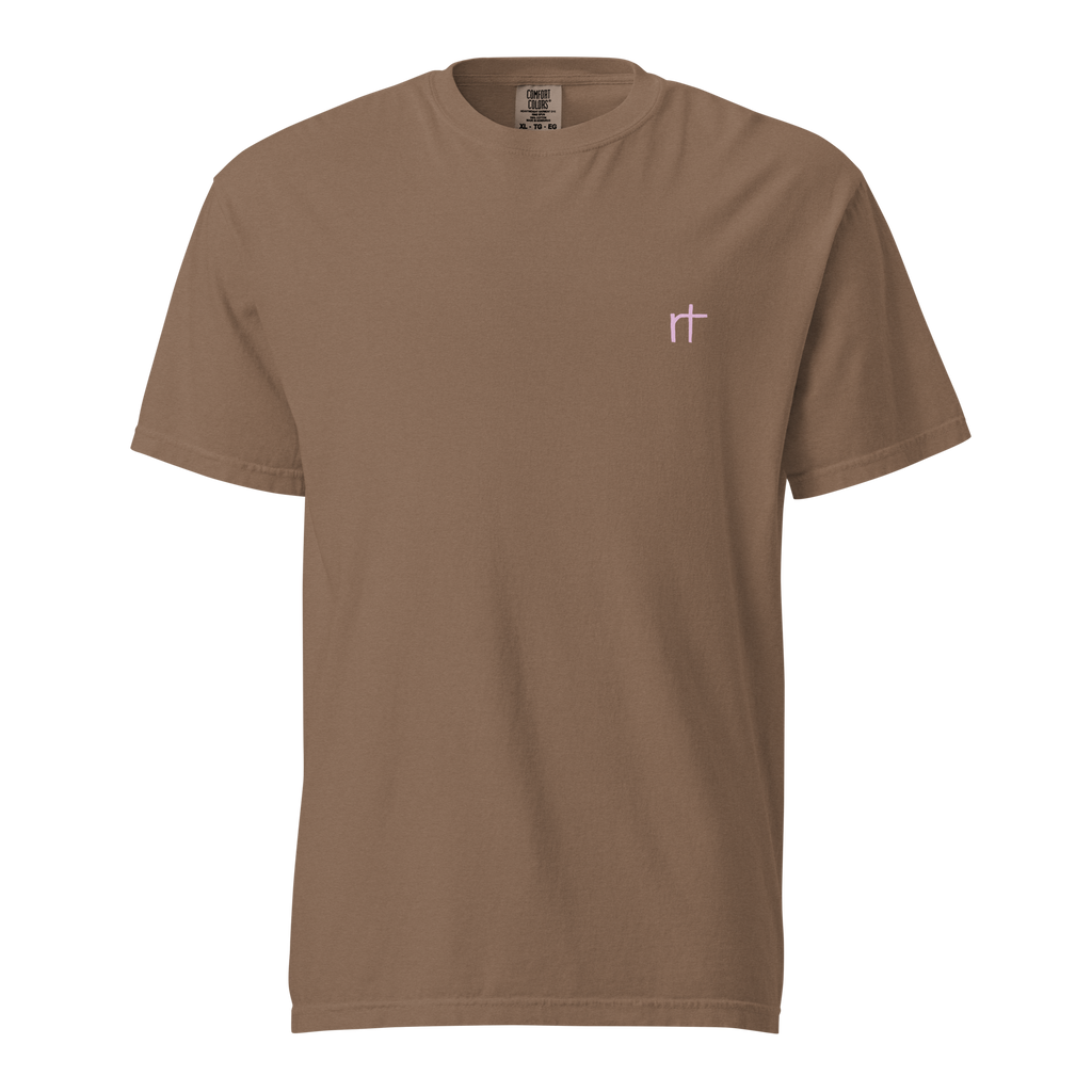 Respect Animals Schweres textilgefärbtes Unisex-T-Shirt