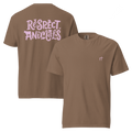 Respect Animals Schweres textilgefärbtes Unisex-T-Shirt