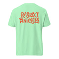 Respect Animals Schweres textilgefärbtes Unisex-T-Shirt