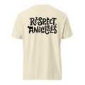 Respect Animals Schweres textilgefärbtes Unisex-T-Shirt