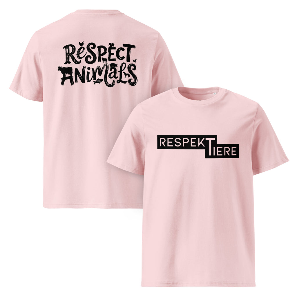 RespekTiere / Respect Animals Unisex T-Shirt aus Bio-Baumwolle