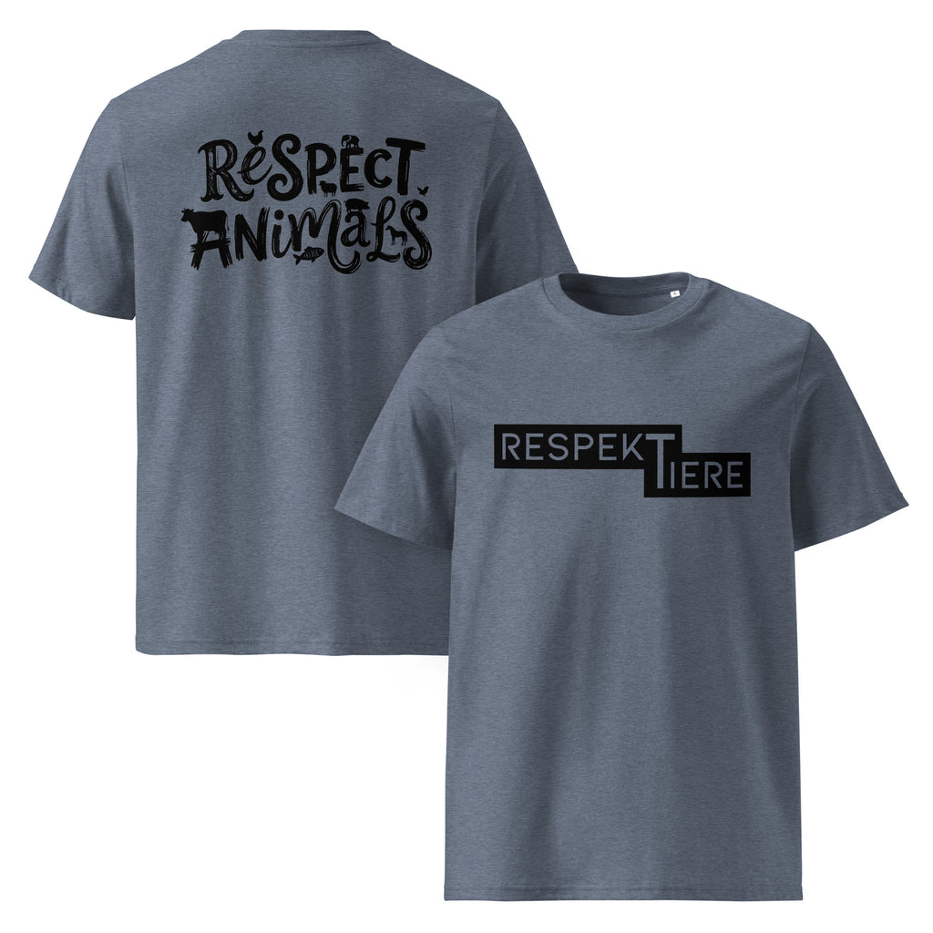 RespekTiere / Respect Animals Unisex T-Shirt aus Bio-Baumwolle