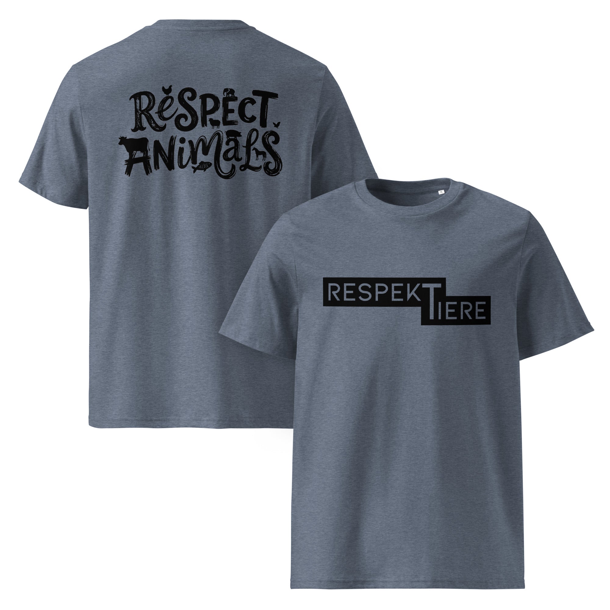 RespekTiere / Respect Animals Unisex T-Shirt aus Bio-Baumwolle