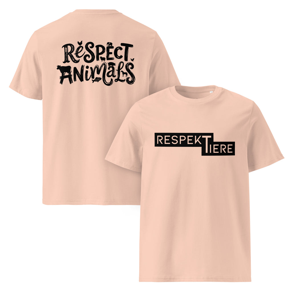 RespekTiere / Respect Animals Unisex T-Shirt aus Bio-Baumwolle