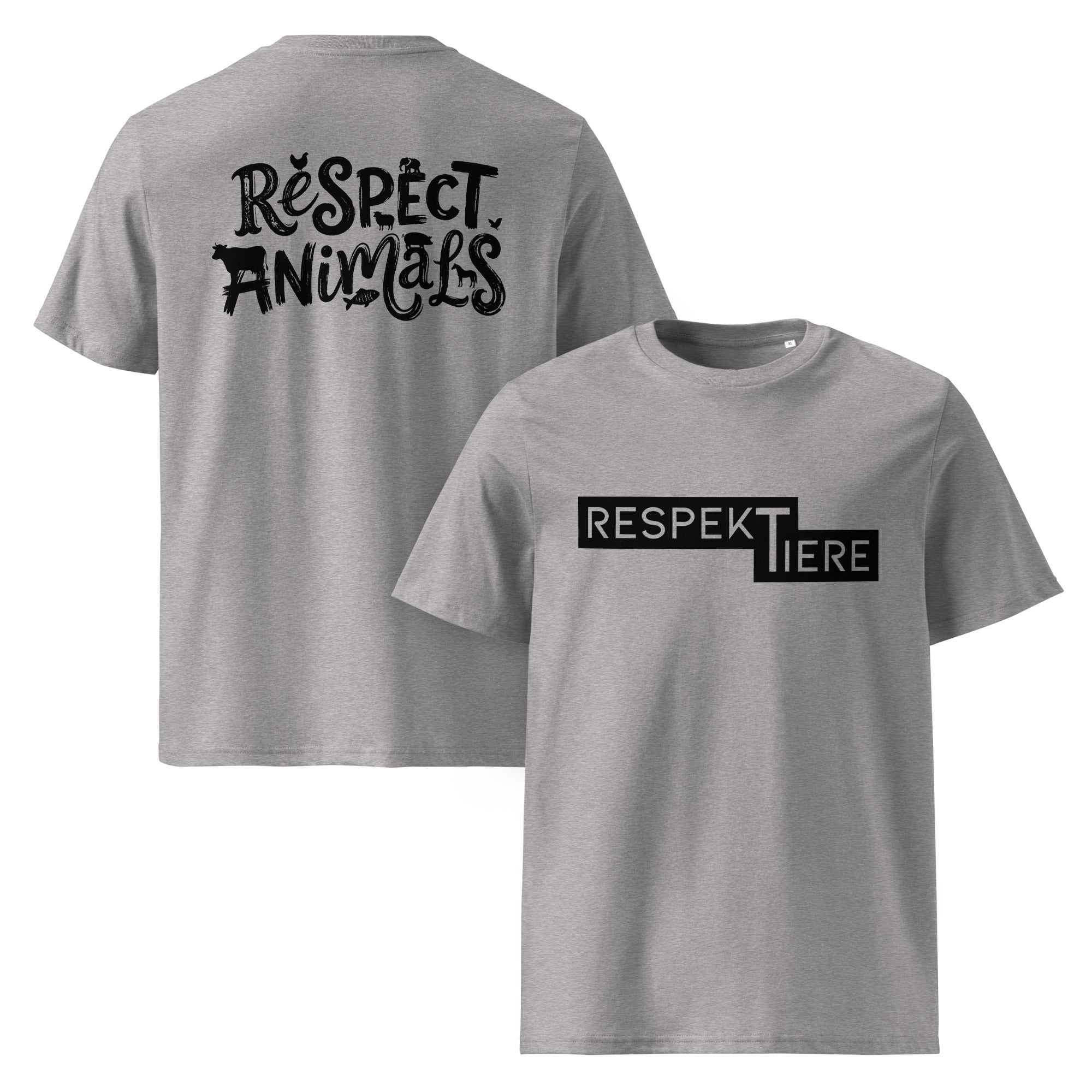 RespekTiere / Respect Animals Unisex T-Shirt aus Bio-Baumwolle