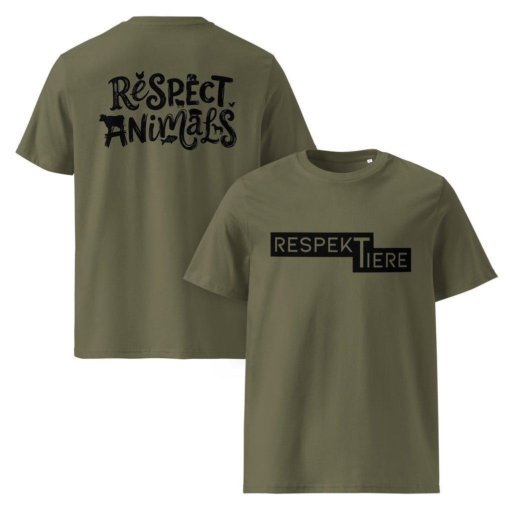RespekTiere / Respect Animals Unisex T-Shirt aus Bio-Baumwolle