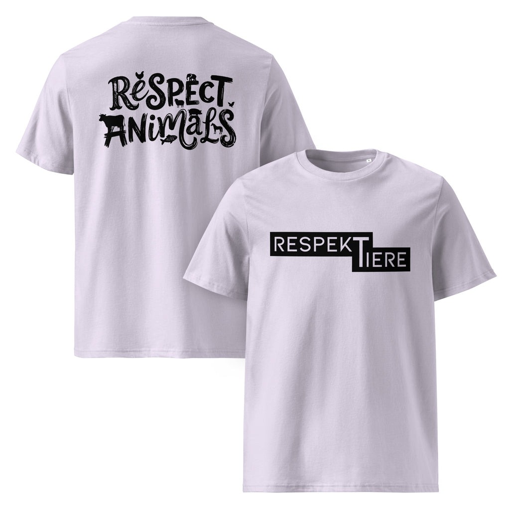 RespekTiere / Respect Animals Unisex T-Shirt aus Bio-Baumwolle