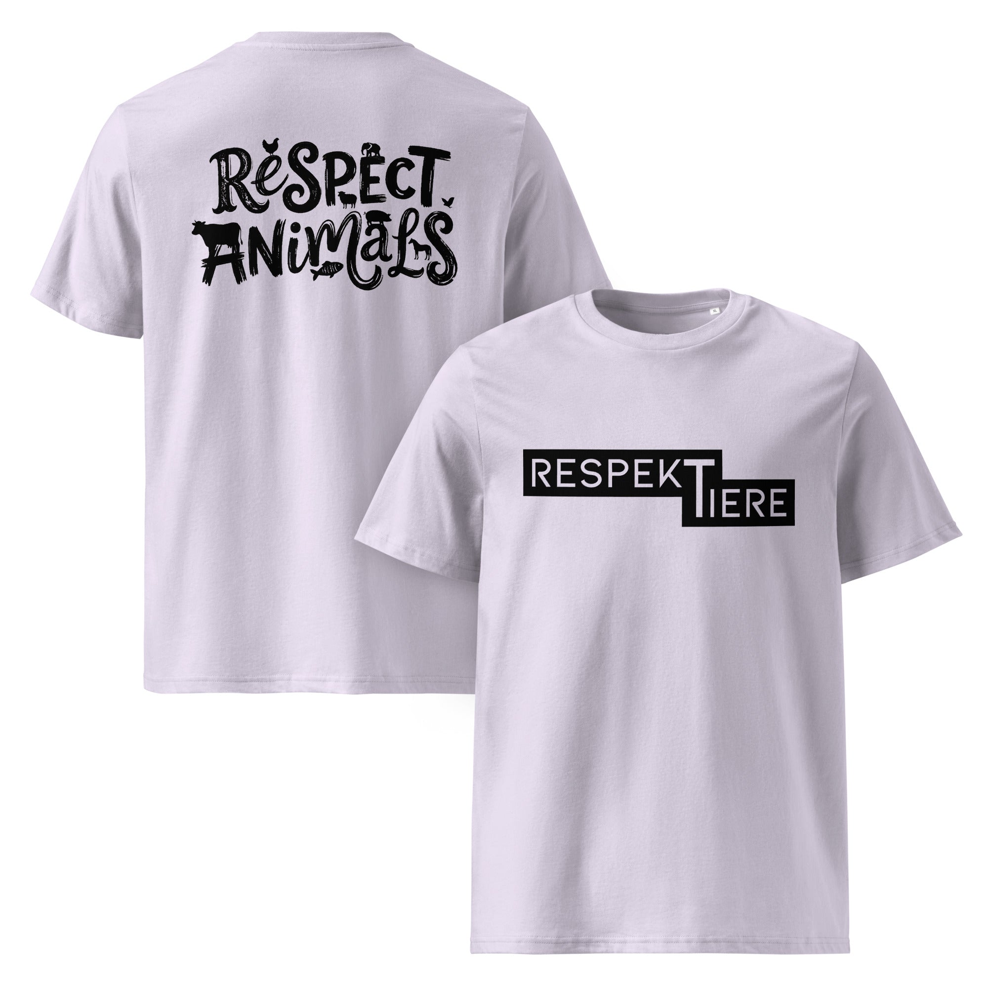 RespekTiere / Respect Animals Unisex T-Shirt aus Bio-Baumwolle