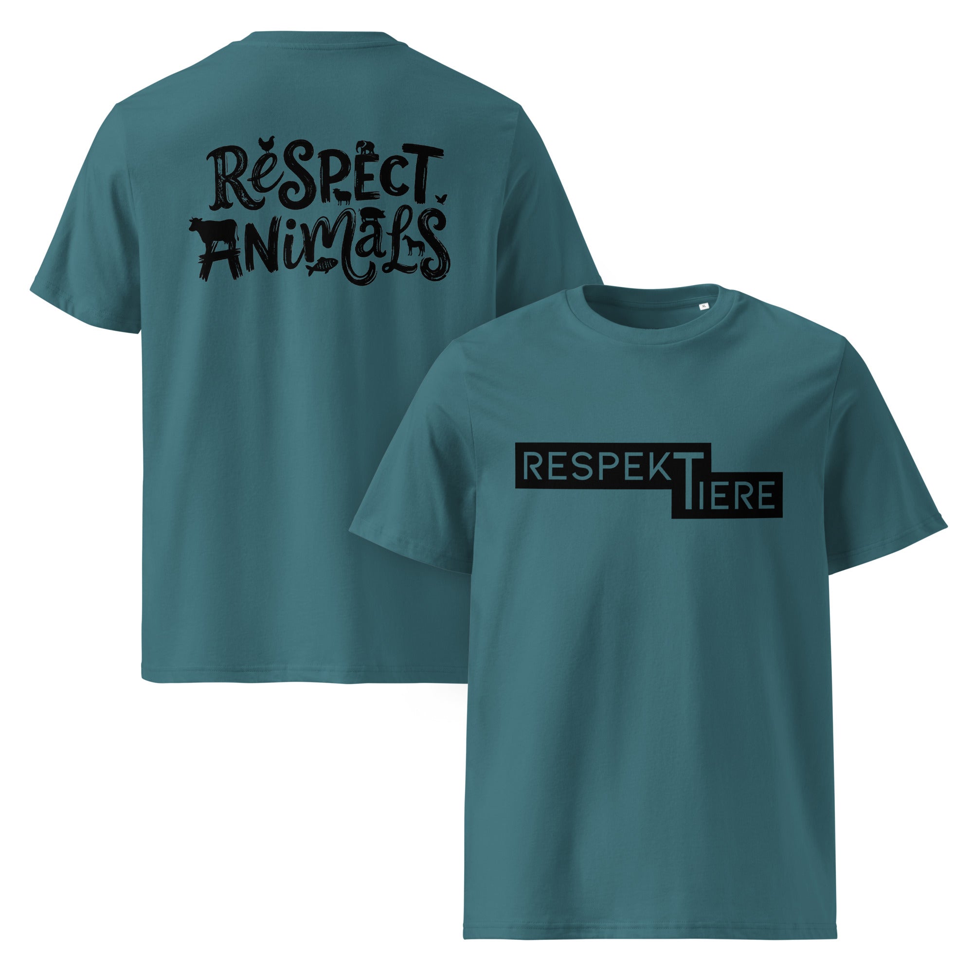 RespekTiere / Respect Animals Unisex T-Shirt aus Bio-Baumwolle