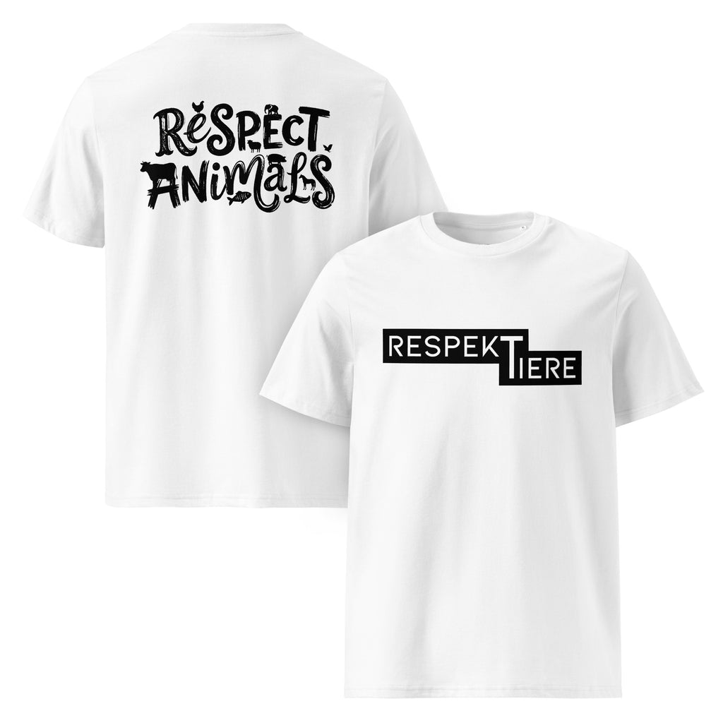 RespekTiere / Respect Animals Unisex T-Shirt aus Bio-Baumwolle